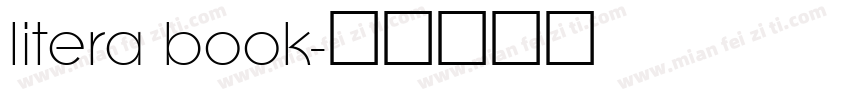 litera book字体转换